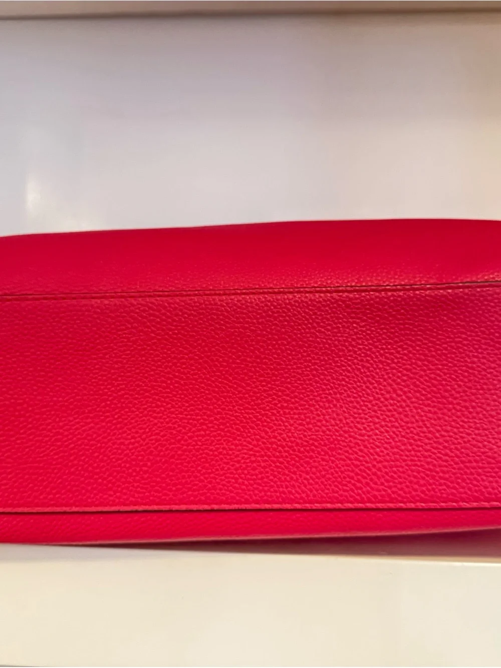 Nanette Lepore Fuchsia Pebbled Vegan Leather Shoulder Bag Tote